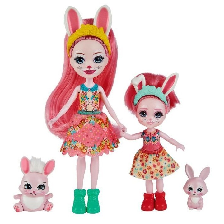 Enchantimals - Bree Lapin Et Petite Soeur - Poupée