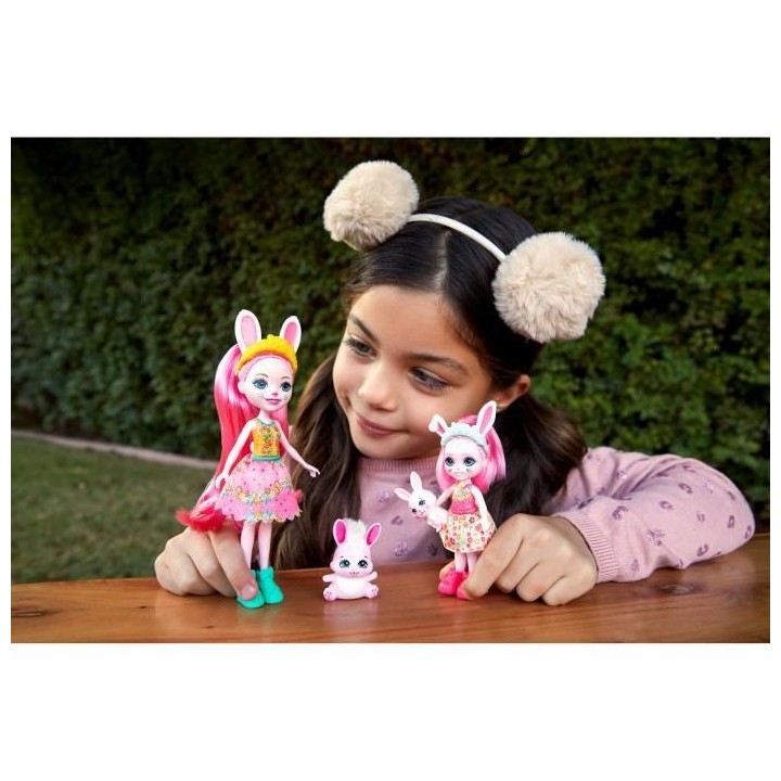 Enchantimals - Bree Lapin Et Petite Soeur - Poupée