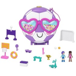 Polly Pocket - Coffret Match De Foot - Poupée Mini-Univers