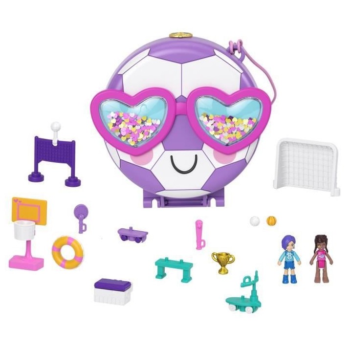 Polly Pocket - Coffret Match De Foot - Poupée Mini-Univers