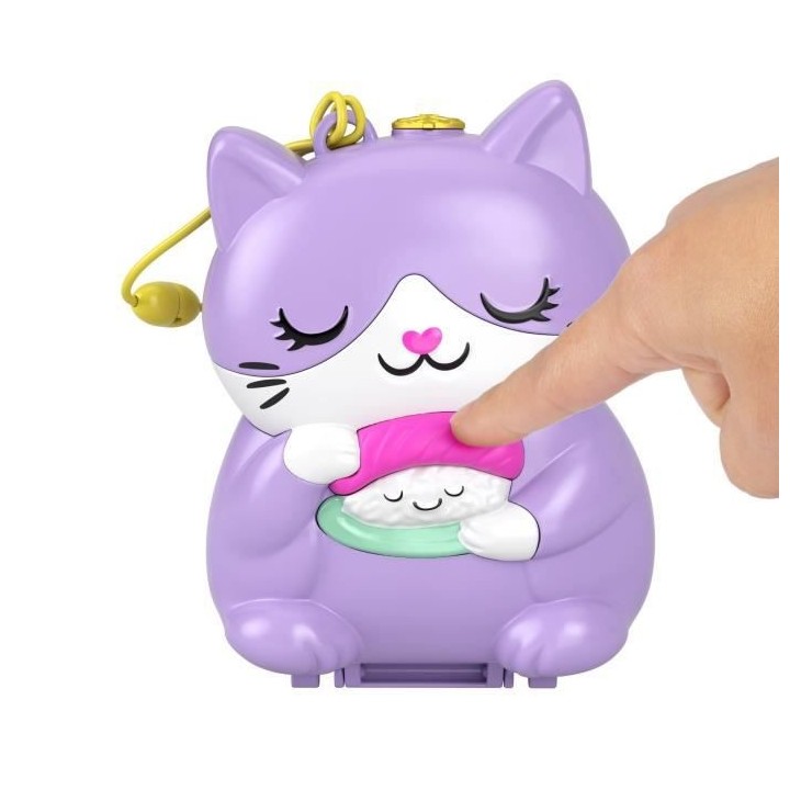 POLLY POCKET - Coffret Chat Restaurant - poupée mini-univers - 4 ans