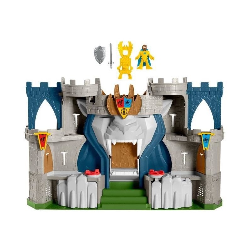 Imaginext - Coffret Château Fort Aventure du Lion avec figurine - Accessoire Figurines - Des 3 ans