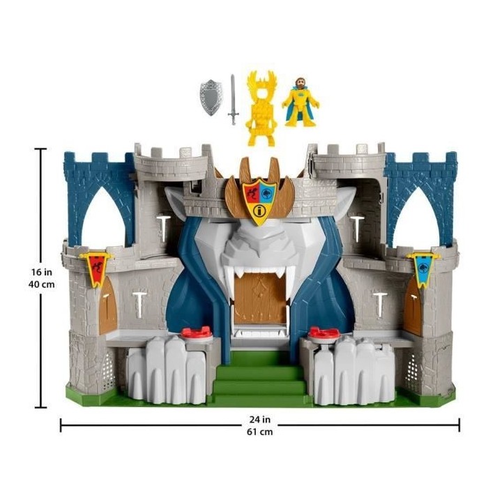 Imaginext - Coffret Château Fort Aventure du Lion avec figurine - Acc
