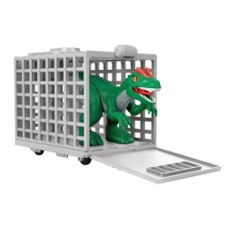 Fisher-Price Imaginext - Jurassic World La Colo du Crétacé, Camion de Capture et Yaz - Figurine Dinosaure - Des 3 ans