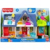 Fisher-Price - Maison Little People, coffret avec contenu d'Éveil Progressif - Jouet d'éveil 1er âge - Des 12 mois