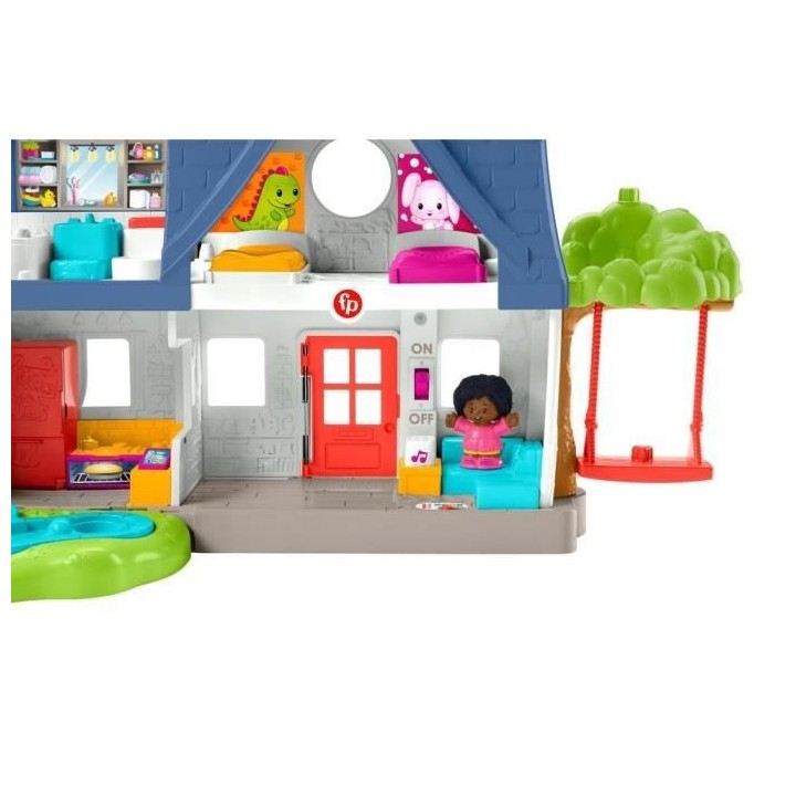 Fisher-Price - Maison Little People, coffret avec contenu d'Éveil Pro