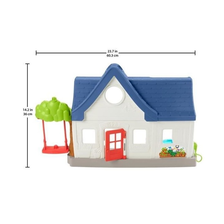 Fisher-Price - Maison Little People, coffret avec contenu d'Éveil Pro