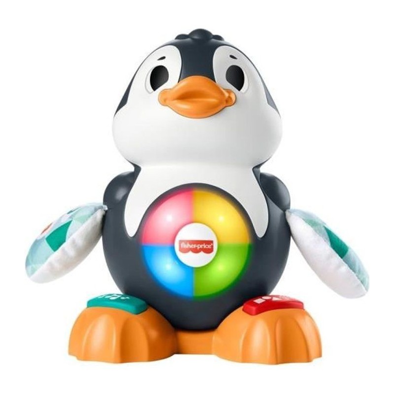 Fisher-Price - Valentin le Pingouin Linkimals - Jouet d'éveil bébé - Des 9 mois