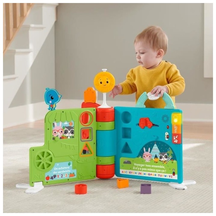 Fisher-Price - Mon grand livre d'activités évolutif - Jouet d'éveil