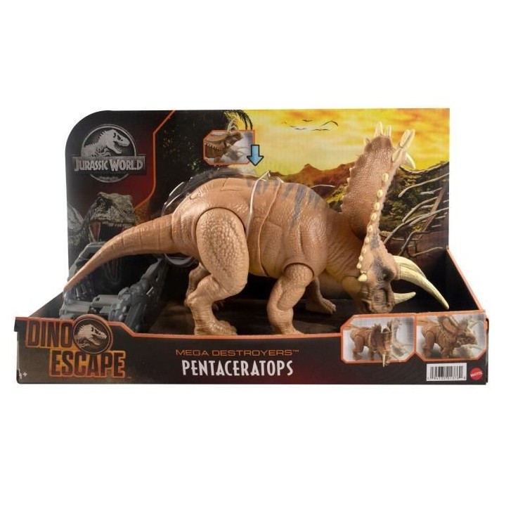 Jurassic World - Pentaceratops Méga Destructeur - Figurines Dinosaure