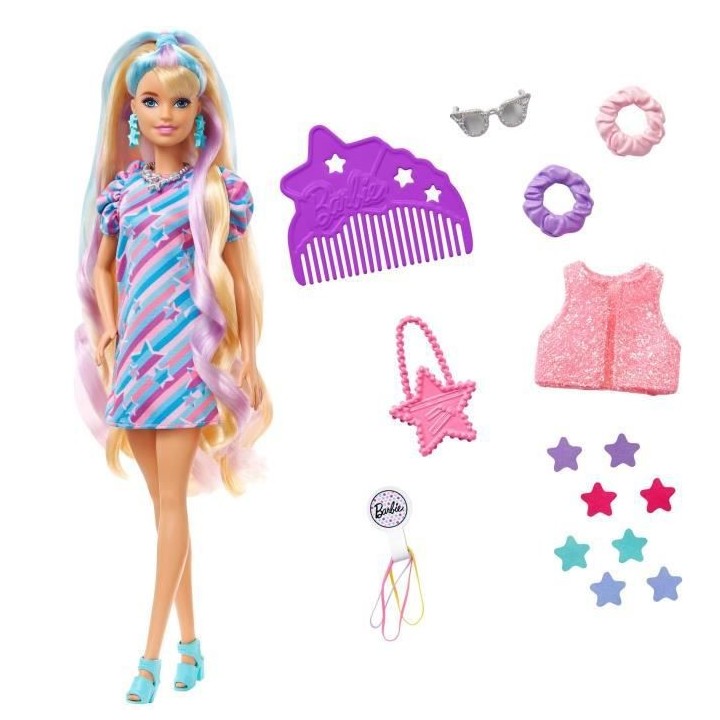Barbie - Barbie Ultra-Chevelure Blonde - Poupée - 3 ans et +