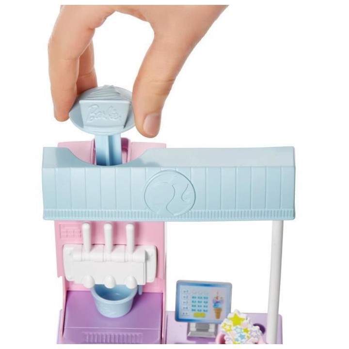 Barbie - Coffret Marchande De Glaces - Poupée - Des 3 ans