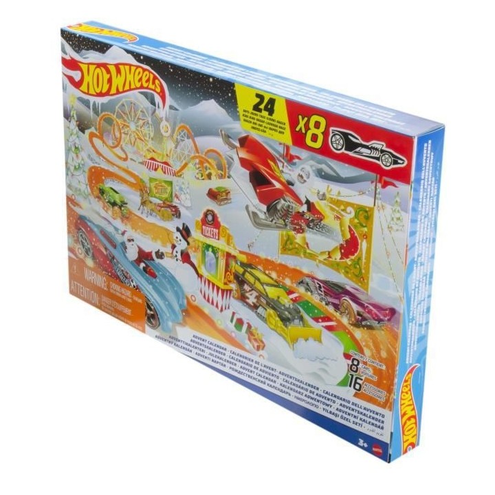 HOT WHEELS - CALENDRIER DE L'AVENT - mini-véhicules - 3 ans et +