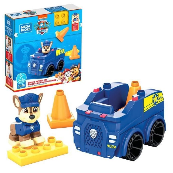 Mega Bloks - Vehicule De Police - Jouet De Construction - 1Er Age