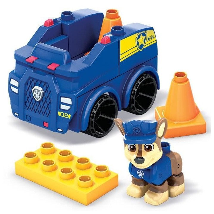 Mega Bloks - Vehicule De Police - Jouet De Construction - 1Er Age