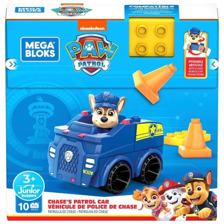 Mega Bloks - Vehicule De Police - Jouet De Construction - 1Er Age