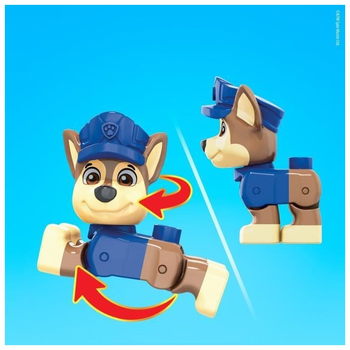 Mega Bloks - Vehicule De Police - Jouet De Construction - 1Er Age