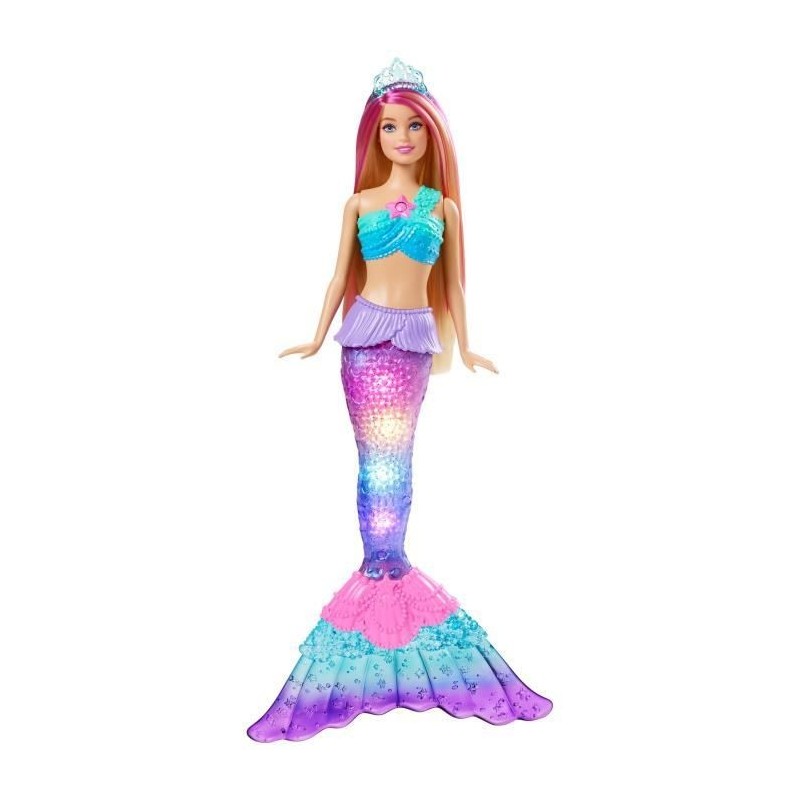 Barbie - Sirene Lumieres De Reve - Poupée - Des 3 ans