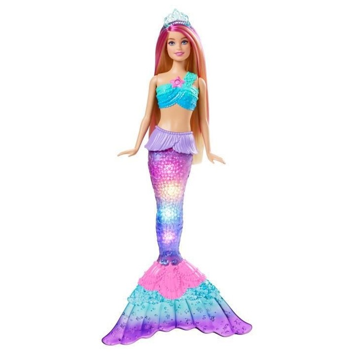 Barbie - Sirene Lumieres De Reve - Poupée - Des 3 ans