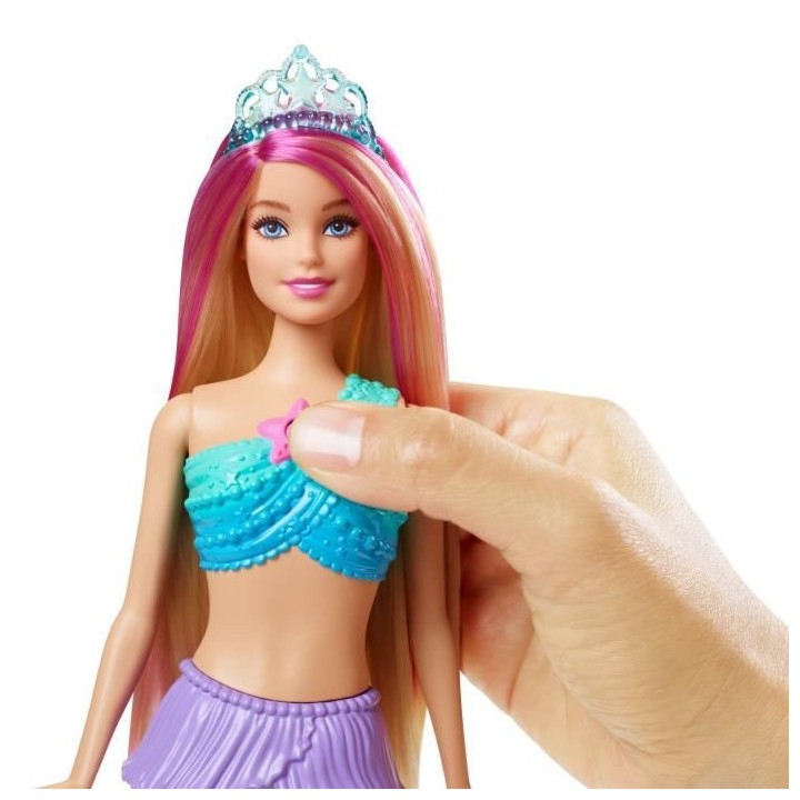 Barbie - Sirene Lumieres De Reve - Poupée - Des 3 ans