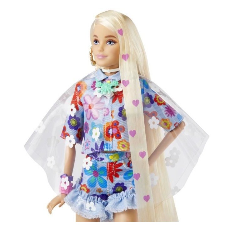 Barbie - Barbie Extra Robe Fleurie - Poupée - 3 ans et +