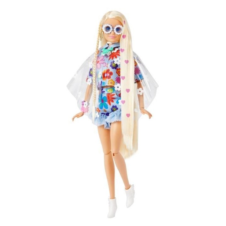Barbie - Barbie Extra Robe Fleurie - Poupée - 3 ans et +