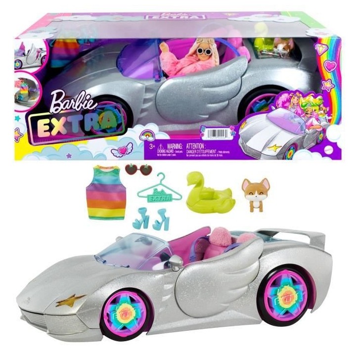 Barbie - Décapotable Barbie Extra - Accessoire Poupée