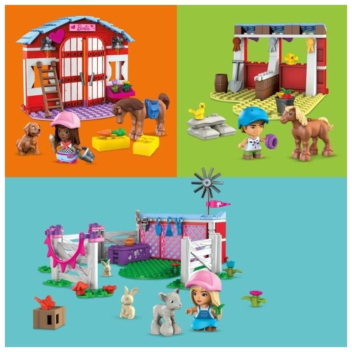 Mega Construx - Barbie - Les Ecuries - Jouet De Construction