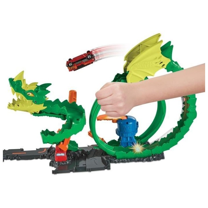 Hot Wheels - Coffret Attaque Du Dragon - Playset