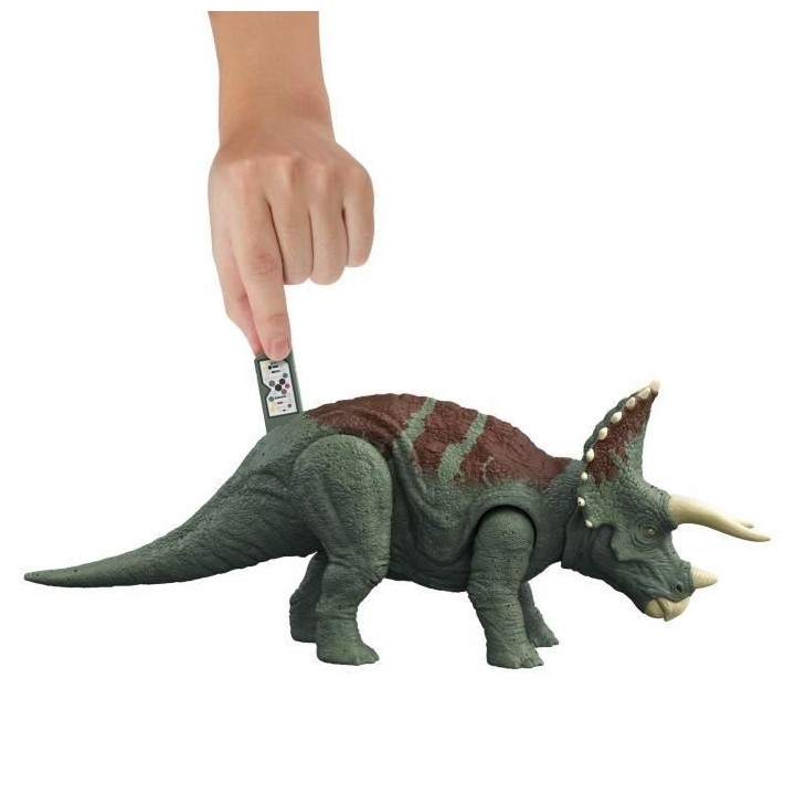 Jurassic World - Triceratops Sonore - Figurines Dinosaure - Des 4 ans