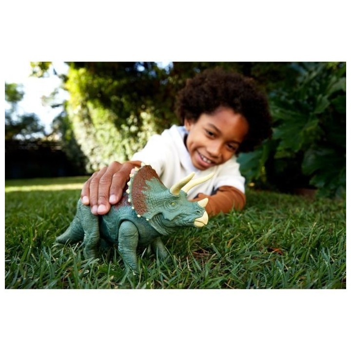 Jurassic World - Triceratops Sonore - Figurines Dinosaure - Des 4 ans