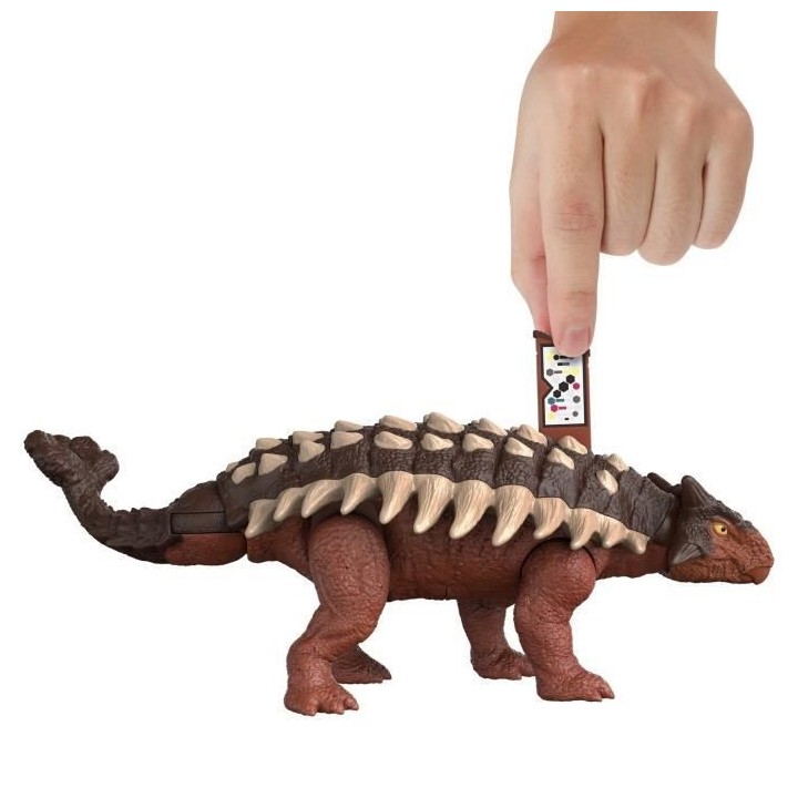 Jurassic World - Ankylosaurus Sonore - Figurines Dinosaure - Des 4 ans