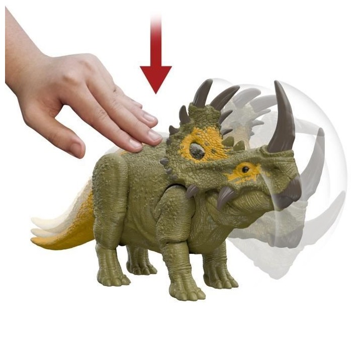 JURASSIC WORLD - Sinoceratops Sonore - Figurines d'action - 4 ans et +