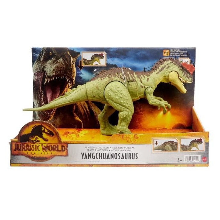 Jurassic World - Yangchuanosaurus Mega Action - Figurine Dinosaure 35c