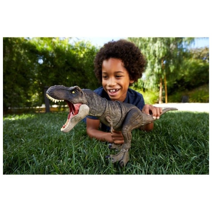 Jurassic World - T-Rex Morsure Extreme - Figurines Dinosaure 50cm - De