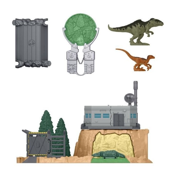 Jurassic World - Coffret Mini Fureur Giant Dino - Figurines D'Action