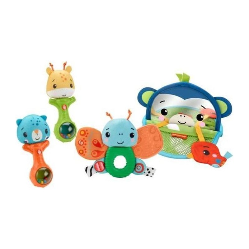 Fisher-Price - Coffret Mes Premiers Jeux - Jouet'éveil bébé - Des 3 mois