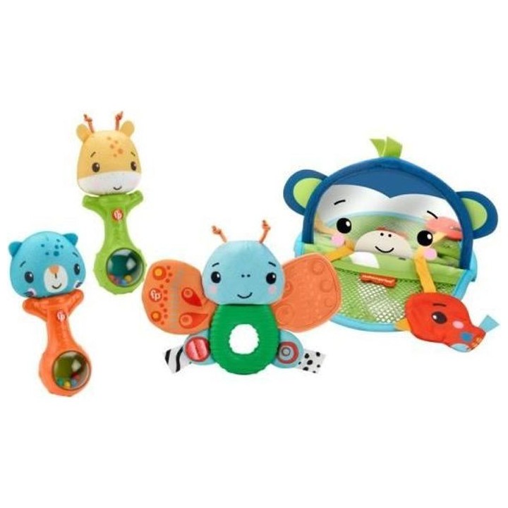 Fisher-Price - Coffret Mes Premiers Jeux - Jouet'éveil bébé - Des 3
