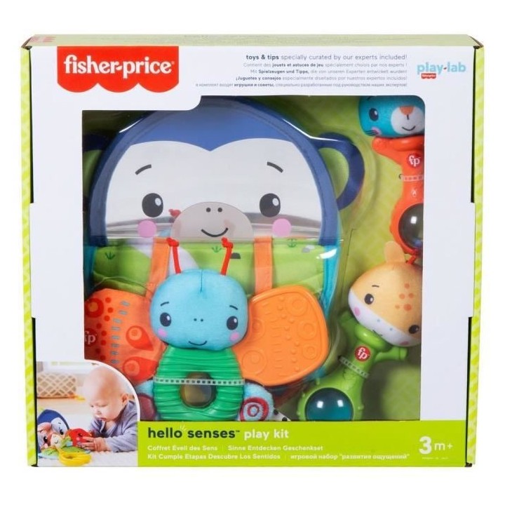 Fisher-Price - Coffret Mes Premiers Jeux - Jouet'éveil bébé - Des 3