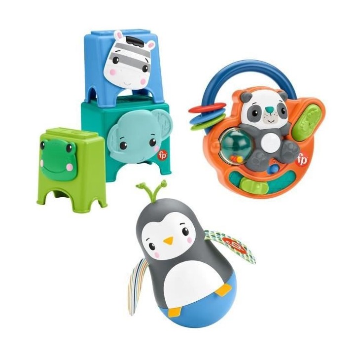 Fisher-Price - Coffret je découvre mes mains - Eveil Bébé - Des 6 m