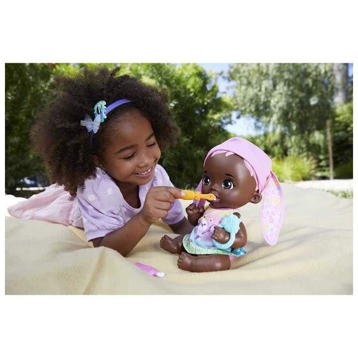 My Garden Baby - Bébé Lapin Se Brosse Les Dents - Poupée / Poupon -