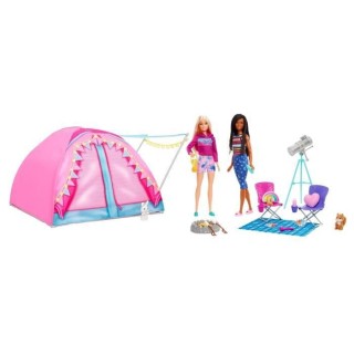 BARBIE - Coffret Camping Et 2 Poupées - Poupée - 3 ans et +