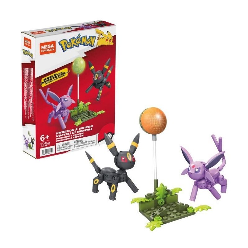 Mega Construx - Pokemon - Noctali & Mentali - Jouet De Construction