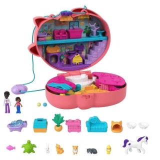 POLLY POCKET - Sac Chat Calin Surprises - poupée mini-univers - 4 ans