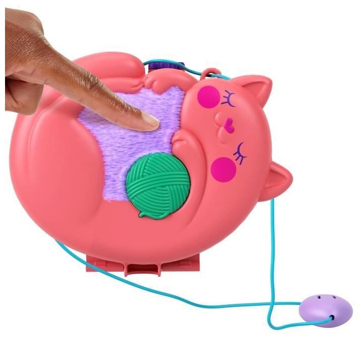 POLLY POCKET - Sac Chat Calin Surprises - poupée mini-univers - 4 ans