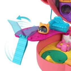 POLLY POCKET - Sac Chat Calin Surprises - poupée mini-univers - 4 ans et +