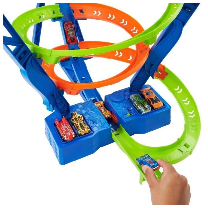 HOT WHEELS - Cyclone Crash - playset - 5 ans et +