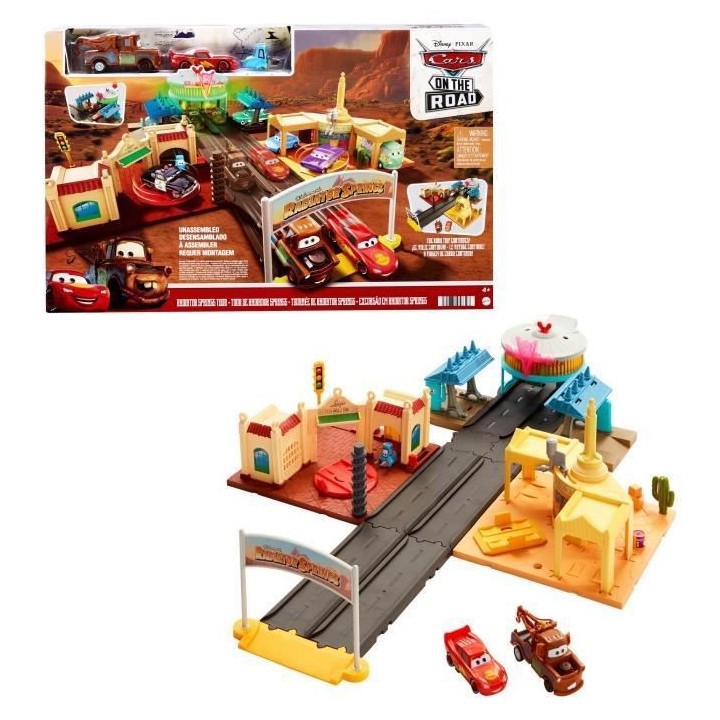 CARS - D+ Coffret Aventure - mini-véhicules - 4 ans et +