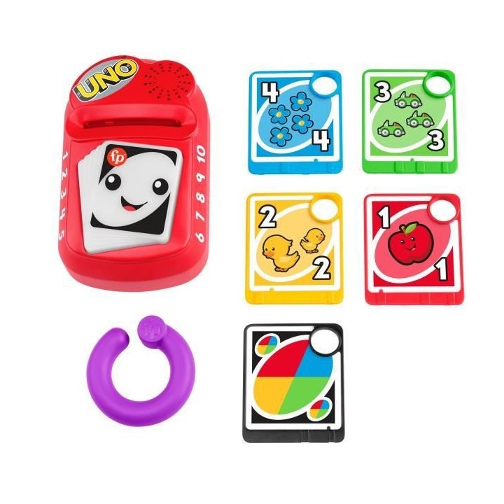 Fisher-Price - Mon Premier Uno Bilingue - Jouet D'Éveil 1Er Age