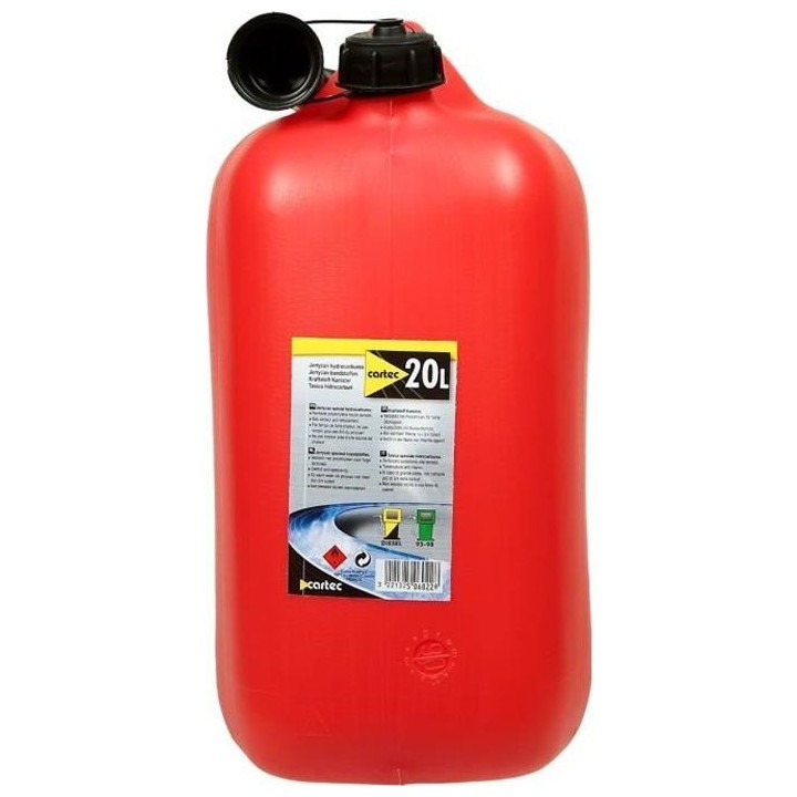 Jerrican 20L homologué + bec verseur